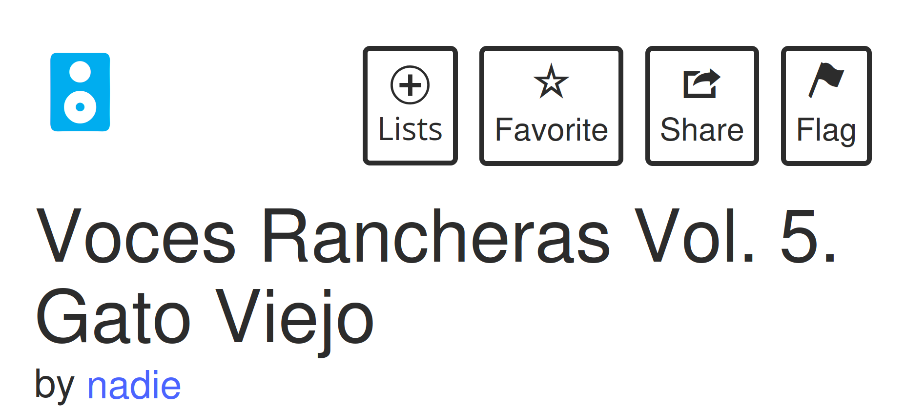 Voces Rancheras Vol. 5. Gato Viejo